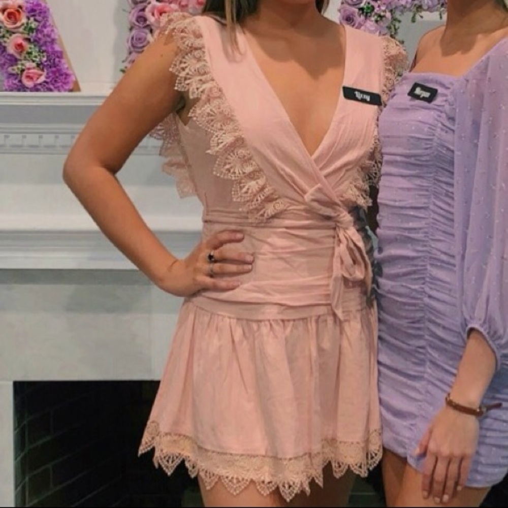 Pale pink dress